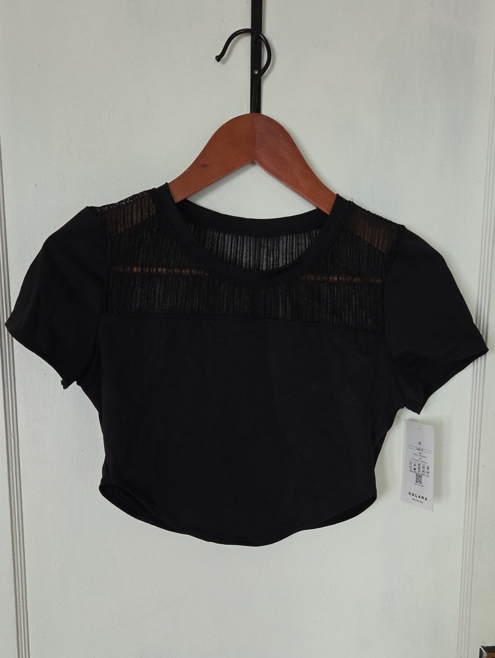 Halara Athleisure Mesh Crop Top NWT